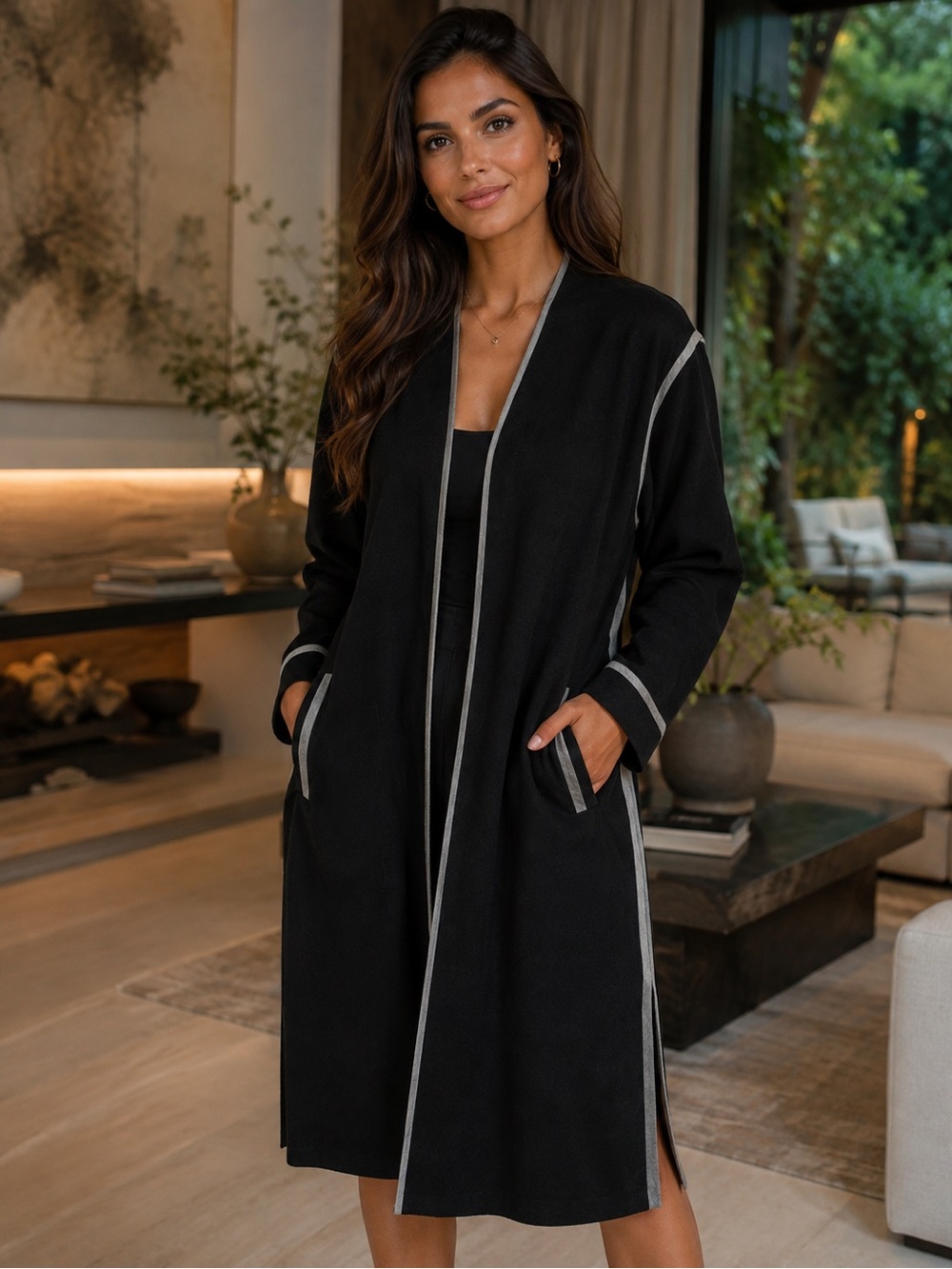 New Tahari Sweater Coat Jacket Cardigan